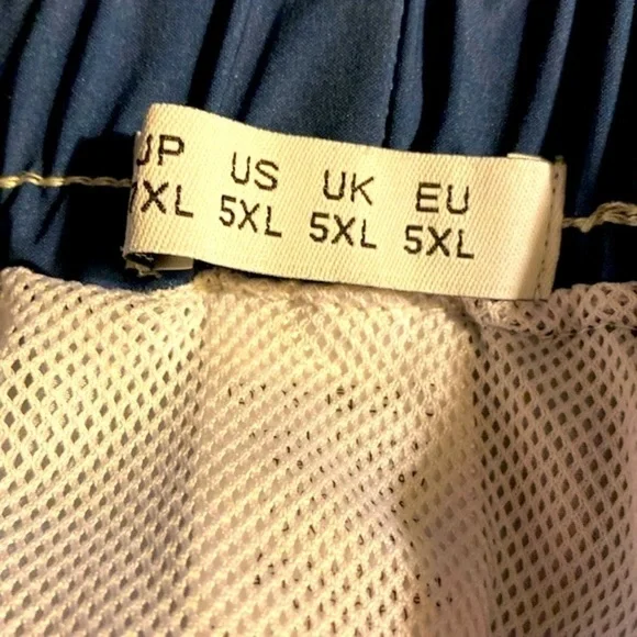 Board Shorts, Sz 5X, 5XL, Brand Logo Unidentifiable, See Pics, Swim - Picture 3 of 12